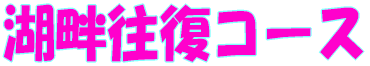 湖畔往復コース